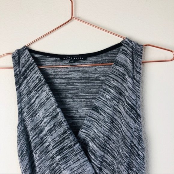 ❌SOLD❌EUC Haute Monde Gray Asymmetrical Dress S - Picture 3 of 6